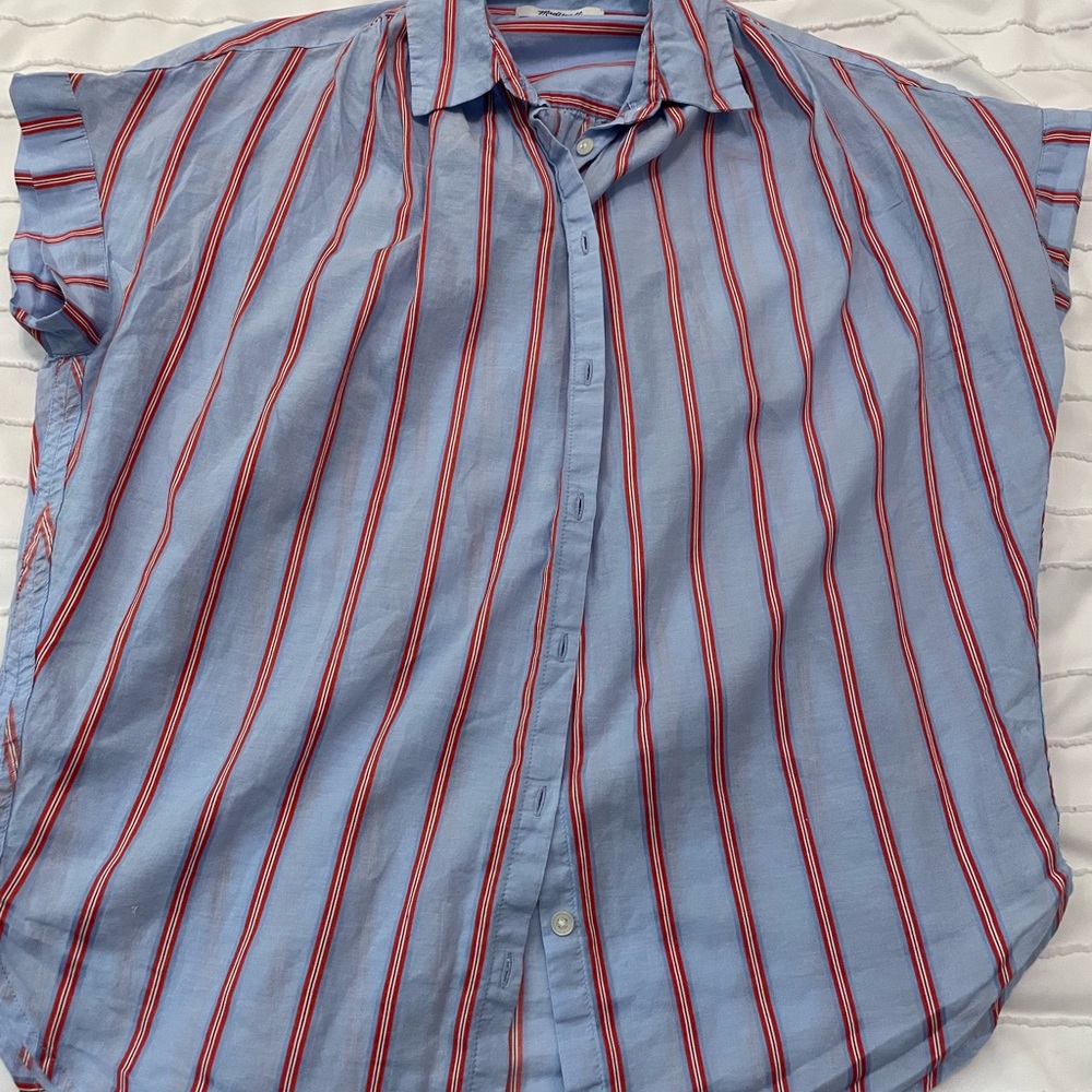 Madewell Stripped Lightweight Shirt